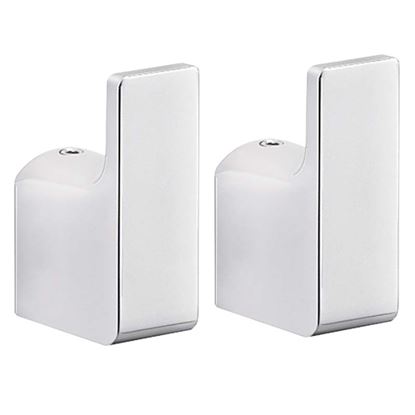 Immagine di APPENDINO, PIRENEI, SINGOLO, COLORE CROMO, 2 PEZZI