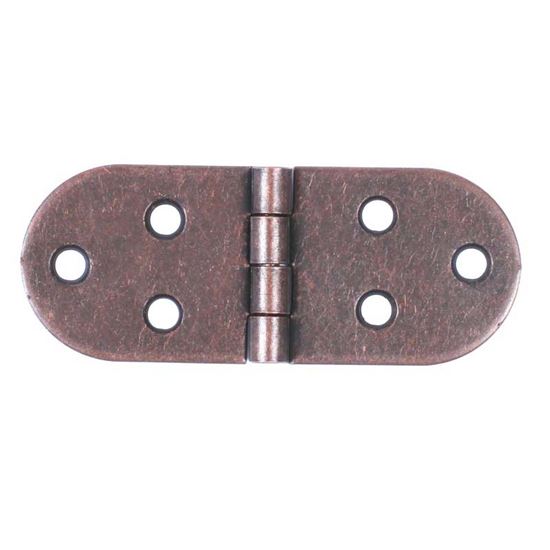 Immagine di 2 CERNIERE A BISCOTTO, SENZA FERMO, NICKEL, 30X80 MM