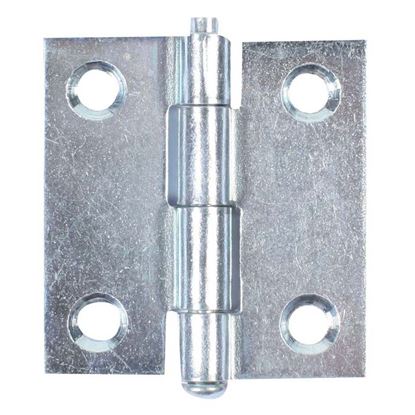 Immagine di CERNIERA SPINA ESTRAIBILE, ZINCATA, 2 PEZZI, 40X35 MM