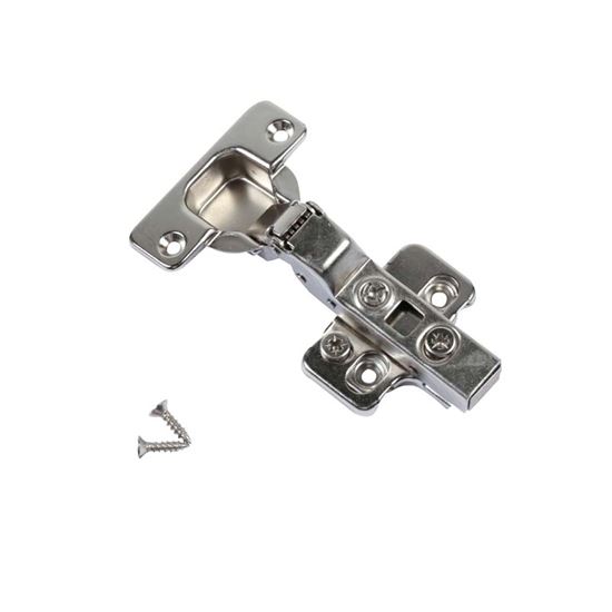 Immagine di CERNIERA AMMORTIZZATA, CON BASETTA, Ø FORO 35 MM, COLLO 15, 2 PEZZI