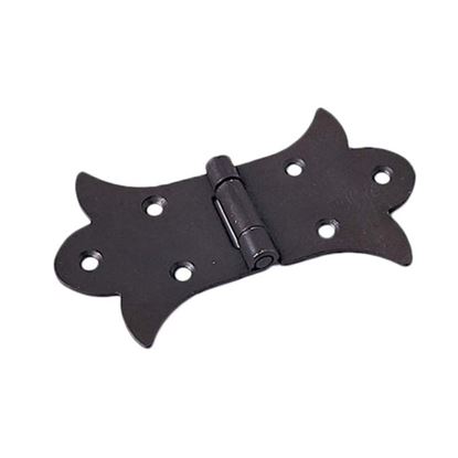 Immagine di 2 CERNIERE GIGLIO, ACCIAIO NERO, 50X80 MM