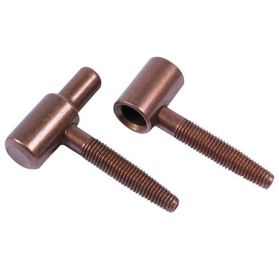 Immagine di 2 CERNIERE ANUBA, Ø 16 MM, FERRO BRONZATO