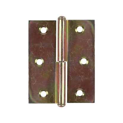 Immagine di 2 CERNIERE FIC SFILABILE, TROPICALIZZATA, POMELLO GOCCIA, SINISTRA, 60X50 MM