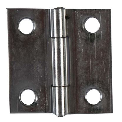 Immagine di 2 CERNIERE INOX, PERNO FISSO, 30X30 MM