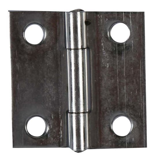 Immagine di 2 CERNIERE INOX, PERNO FISSO, 30X30 MM