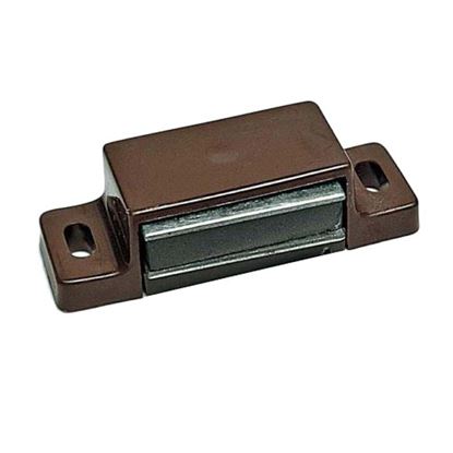 Immagine di CHIUSURA MAGNETICA CON PIASTRA, COLORE MARRONE, 20 PZ