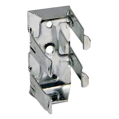 Immagine di GANCIO A MOLLA, PER FISSAGGIO BATTISCOPA, Ø 28 MM, FERRO ZINCATO