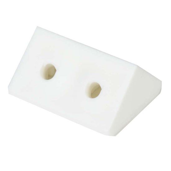 Immagine di GIUNZIONE ANGOLARE, IN PLASTICA, 20X33 MM, 20 PEZZI, COLORE MARRONE