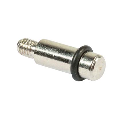 Immagine di REGGIPIANO TONDO, FILETTATO 5MA, CON BUSSOLA E ANELLO GOMMA, 12 PEZZI, COLORE NICHELAO