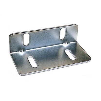 Immagine di 8 LASTRINE AD ANGOLO, CON CAVA, 60X30/20 MM, FERRO ZINCATO