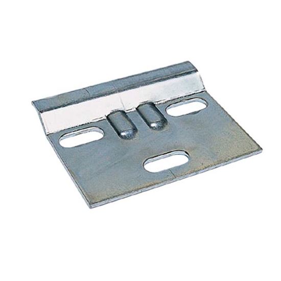 Immagine di 4 ATTACCAGLIE REGGIPENSILE, FERRO ZINCATO, 60X50 MM
