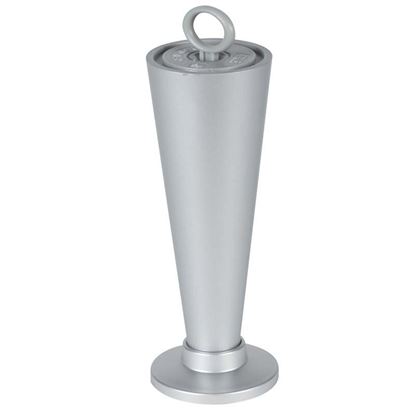 Immagine di PIEDE REGOLABILE, FINITURA ALLUMINIO, ALTEZZA 122 MM