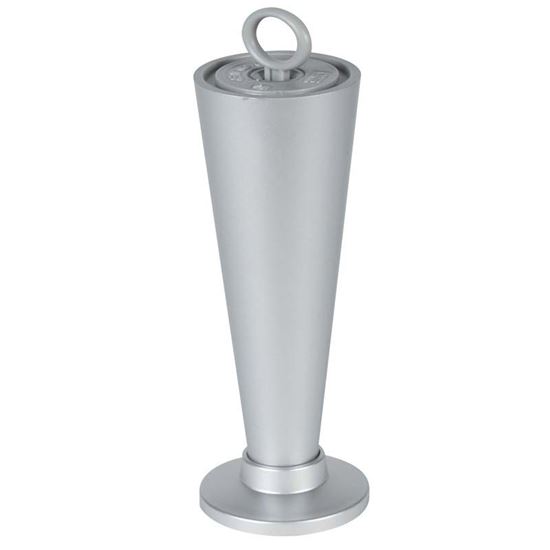 Immagine di PIEDE REGOLABILE, FINITURA ALLUMINIO, ALTEZZA 130 MM