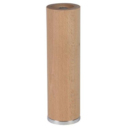 Immagine di PIEDE IN LEGNO, REGOLABILE, COLORE NOCE, Ø 50XH100 MM
