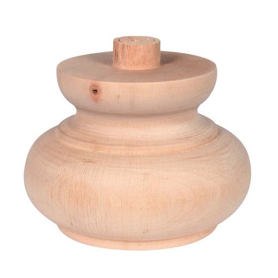 Immagine di PIEDE IN LEGNO NATURALE, Ø 110XH76 MM