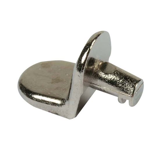 Immagine di REGGIPIANO 1 SPINA, PERNO Ø 5 MM, FINITURA NICHELATA, 36 PEZZI