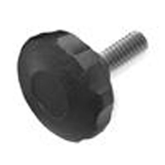 Immagine di 2 VOLANTINI Ø 30 MM, CON PERNO FILETTATO, 6MA