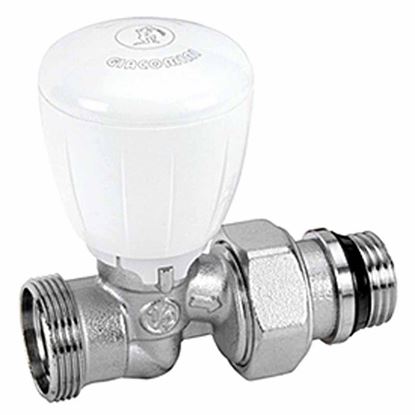 Immagine di VALVOLA GIACOMINI, DRITTA, TERMOSTATIZZABILE, ATTACCO RAME MULTISTRATO, 1/2"X16 MM