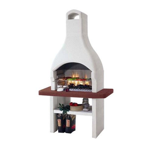 Immagine di BARBECUE PALAZZETTI OSLO 2 CARBONELLA/LEGNA 110X71XH210 CM