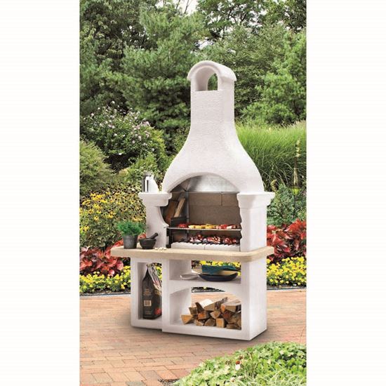 Immagine di BARBECUE PALAZZETTI INCAS LEGNA/CARBONELLA 128X71XH232 CM