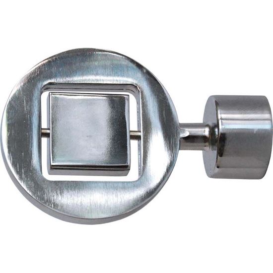 Immagine di TERMINALE DISCO, EASY CONTEMPORANEO, Ø 20 MM, 2 PEZZI, CROMATO