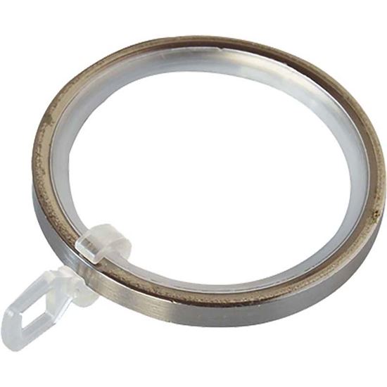 Immagine di ANELLI FERRO, EASY CONTEMPORANEO, CON GUAINA E GANCETTO, Ø 32 MM, CROMATO