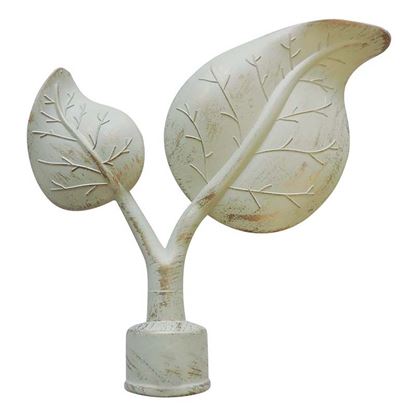 Immagine di TERMINALE CALLA, EASY BASICO, Ø 20 MM, 2 PEZZI, COLORE AVORIO/ORO