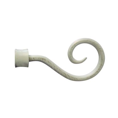 Immagine di TERMINALE VIOLA, EASY BASICO, Ø 20 MM, 2 PEZZI, COLORE AVORIO/ORO