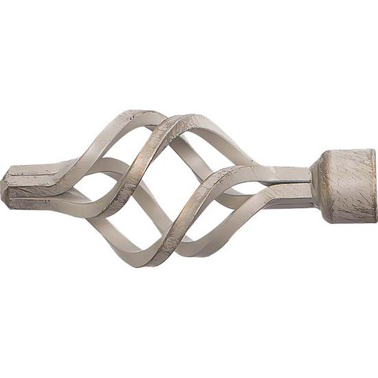 Immagine di TERMINALE CROCO, EASY BASICO, Ø 20 MM, 2 PEZZI, COLORE NERO/ARGENTO