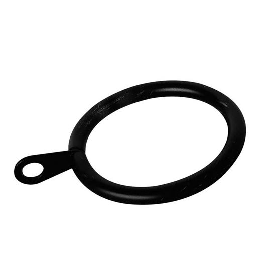 Immagine di ANELLI FERRO, EASY BASICO, CON ASOLA, Ø 32 MM, 10 PEZZI, COLORE NERO/ARGENTO