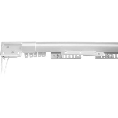 Immagine di SCORRITENDA EASY, BINARIO ESTENSIBILE, COLORE BIANCO, 122/213 CM