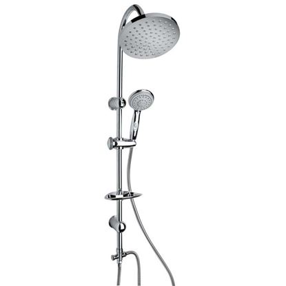 Immagine di COLONNA DOCCIA, SHINE, SOFFIONE DA 20 CM, 5 GETTI, COLORE CROMO