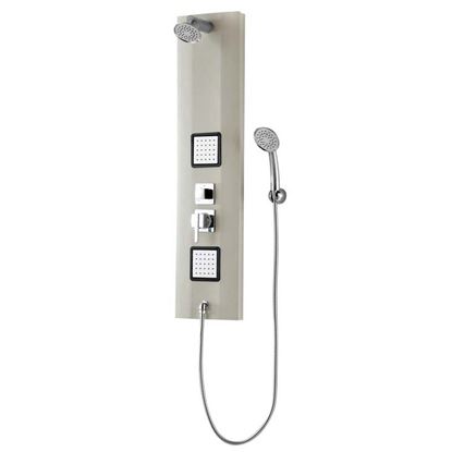 Immagine di PANNELLO DOCCIA, EASY IDRO, CON DOCCIA E SOFFIONE 2 BODYJET, COLORE AVORIO