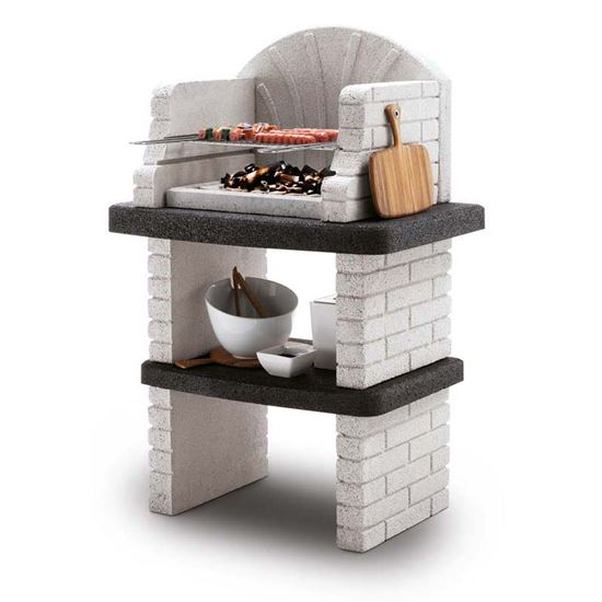 Immagine di BARBECUE PALAZZETTI, COMORE LEGNA/CARBONELLA 84X58XH124 CM