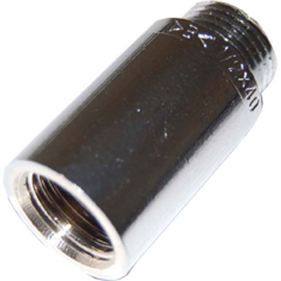 Immagine di PROLUNGA OTTONE CROMATO, MF 1/2"X50 MM