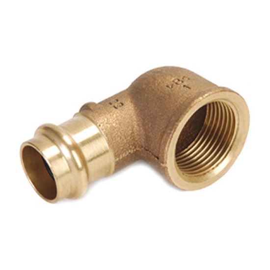 Immagine di GOMITO B-PRESS GAS BANNINGER, F 1/2"X Ø 15 MM