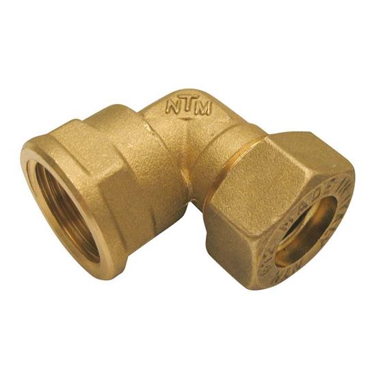 Immagine di GOMITO MECCANICO, RAME, F 1/2"X16 MM