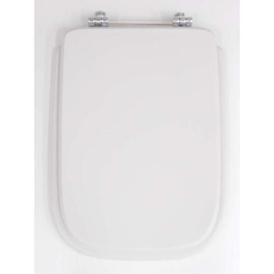 Immagine di SEDILE WC CONCA, MDF, COLORE BIANCO