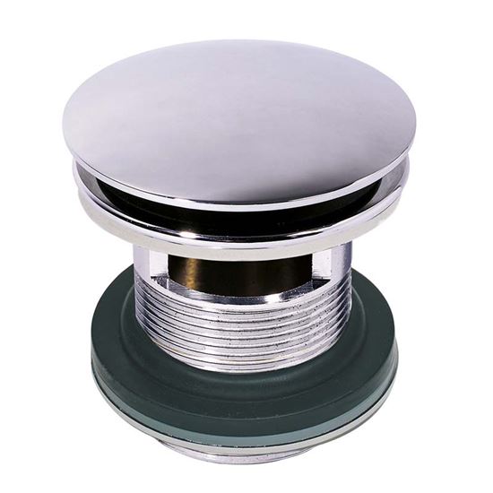 Immagine di PILETTA LAVABO QUICK-CLACK WIRQUIN, TONDA, ALTEZZA 75 MM, CON TROPPO PIENO