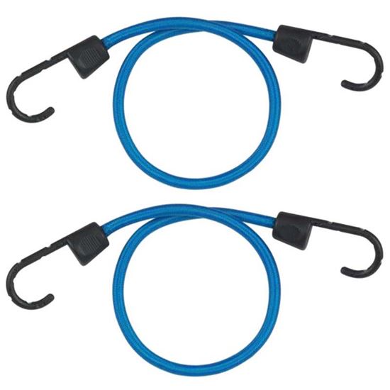 Immagine di CORDA ELASTICA FERMABAGAGLI, MASTER® ECO, GANCIO IN PLASTICA RESISTENTE FINO A 35 KG, 2 PEZZI, Ø MM 8X120 CM, COLORE BLU