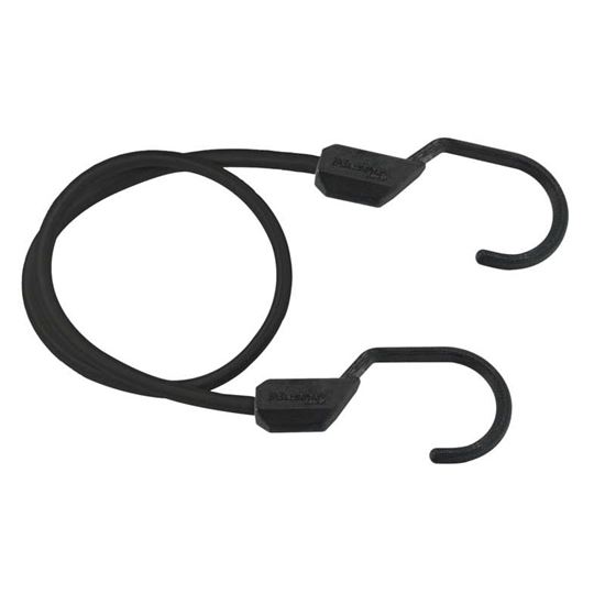 Immagine di CORDA ELASTICA FERMABAGAGLI, GIANT HOOK™, GANCIO IN ACCIAIO RIVESTITO IN PVC RESISTENTE FINO A 65 KG, Ø MM 8X80 CM