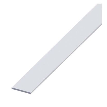 Immagine di BARRA PIATTA ALLUMINIO ARGENTO, 20X2 MM, 2,0 MT