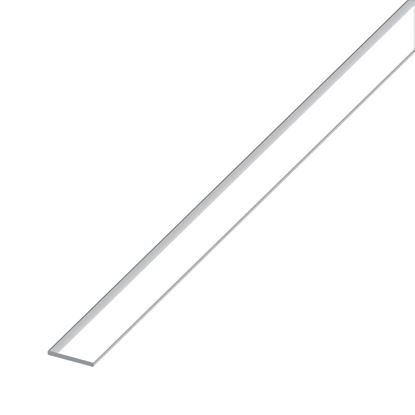 Immagine di BARRA PIATTA ALLUMINIO BRILLANTE, 20X2 MM, 1,0 MT