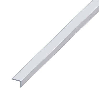 Immagine di PROFILO DI PROTEZIONE, ALLUMINIO ARGENTO, 14X10X1,5 MM, 1,0 MT
