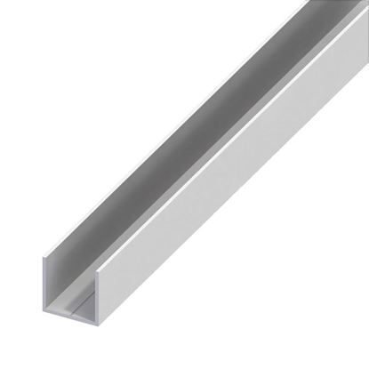 Immagine di PROFILO A U QUADRATO, PVC, COLORE BIANCO, 15,5X1,5 MM, 2,5 MT