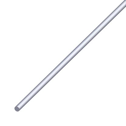 Immagine di BARRA TONDA, ALLUMINIO NATURALE, 1,0 MT, 7,5 MM