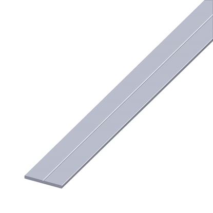 Immagine di BARRA PIATTA, ALLUMINIO NATURALE, 15,5X2 MM, 1 MT