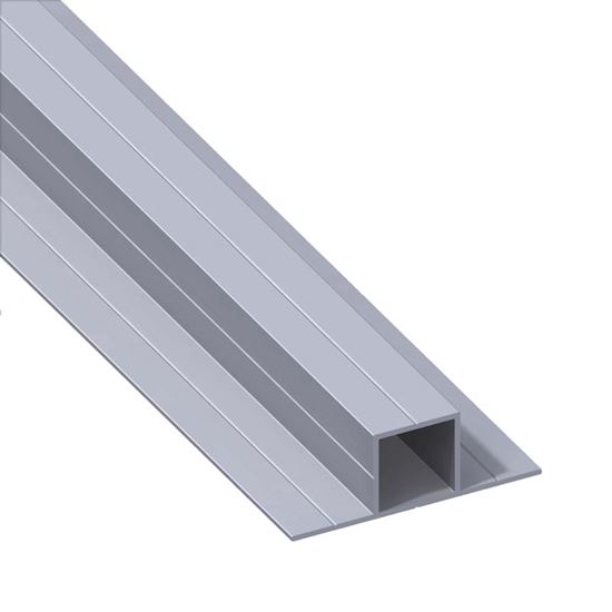 Immagine di TUBO QUADRATO 23,5 MM, ALLUMINIO, 1 MT, 2 LATI