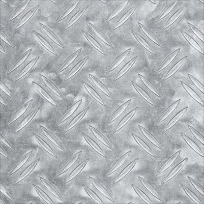 Immagine di LAMIERA MANDORLATA, ALLUMINIO NATURALE, 120X1000X2 MM