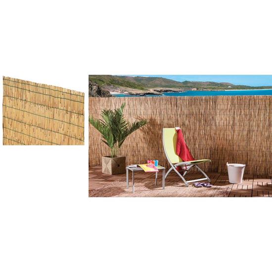 Immagine di ARELLA CINA, IN CANNETTE DI BAMBOO PELATO, Ø 4/5 MM, 2X5 MT, LEGATE CON FILO PLASTICATO